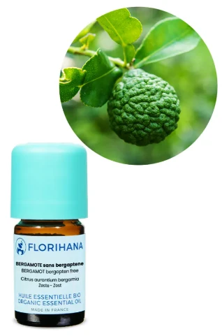 Florihana organsko etarsko ulje Bergamot bez bergaptena 5 g Florihana